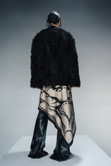 Urban Shadows Plush Zip-Up Jacket