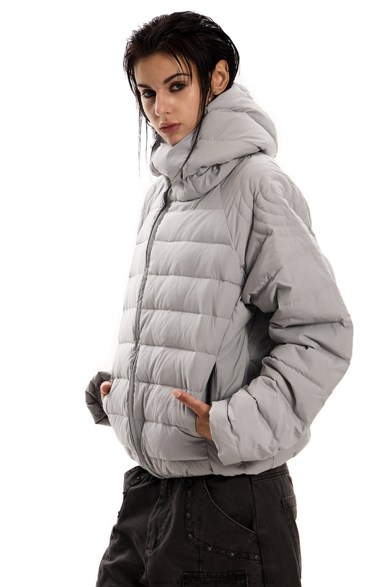 Urban Shield Padded Zip-Up Jacket - Gray