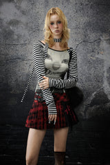 Striped Cat Vision Long Sleeve Top