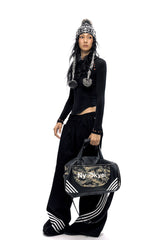 Shadowframe Buttoned Long-Sleeve Top