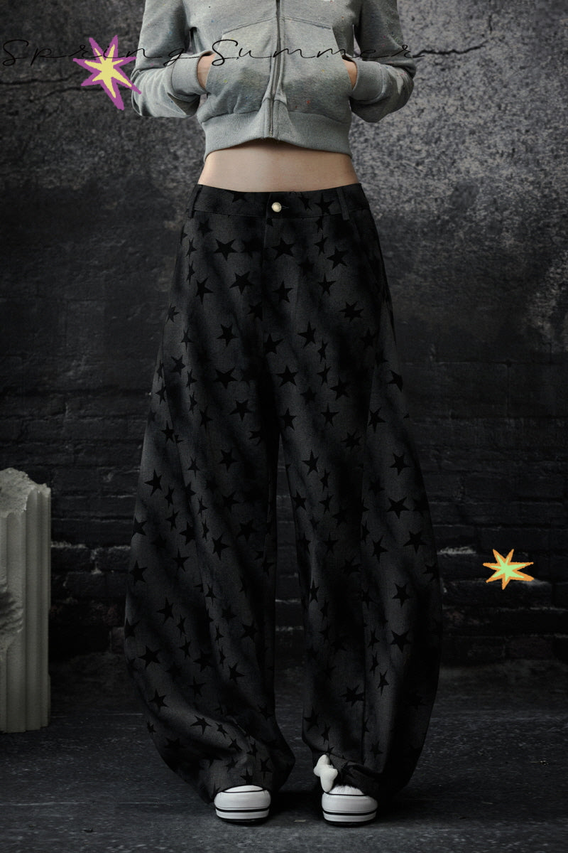 Midnight Star Washed Wide Pants