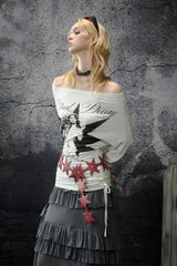 Ritual Dream Off-Shoulder Top - Gray