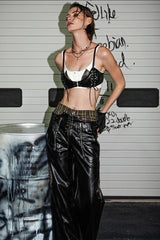 Rebel Layered Duo Punk Bra Top Set