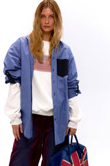 Rustic Check Oversized Shirt
