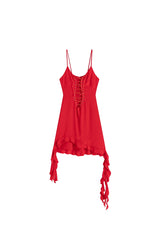 Undone Flame Lace-Up Slip
