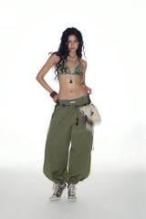 Urban Draped Paratrooper Cargo Pants