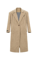 Structured Presence Oversized Corduroy Coat