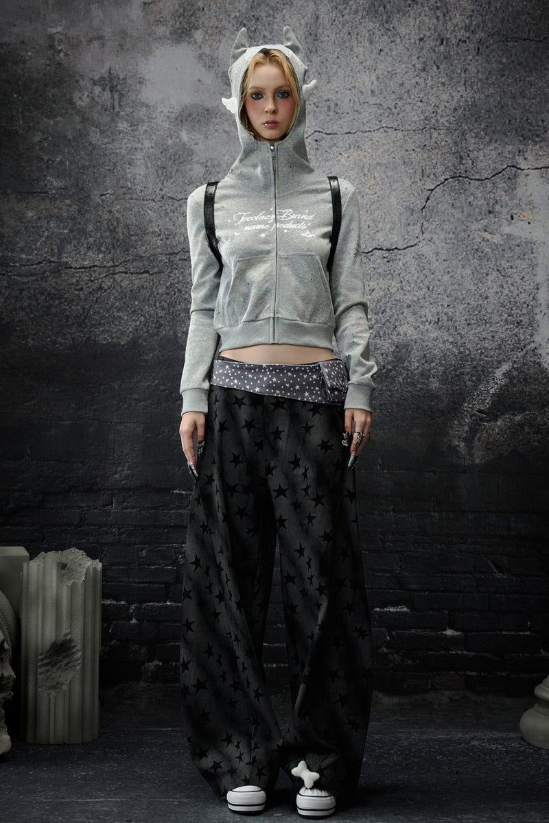 Midnight Star Washed Wide Pants