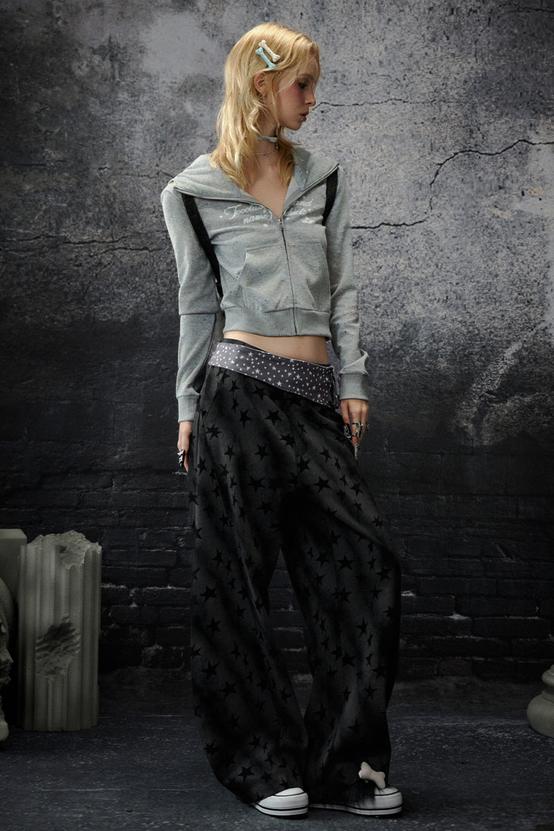 Midnight Star Washed Wide Pants