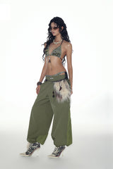 Urban Draped Paratrooper Cargo Pants