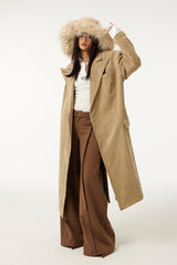 Structured Presence Oversized Corduroy Coat