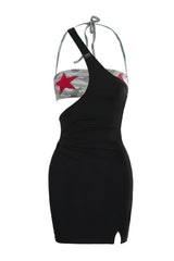 Rebel Star Asymmetrical Multi-Way Dress
