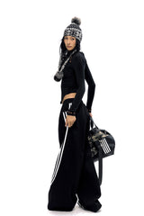 Shadowframe Buttoned Long-Sleeve Top