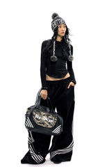 Shadowframe Buttoned Long-Sleeve Top