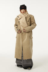 Structured Presence Oversized Corduroy Coat