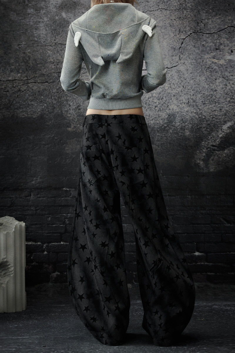 Midnight Star Washed Wide Pants