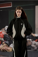 Shadow Pace Contrast Zip Jacket