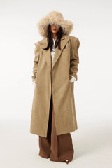 Structured Presence Oversized Corduroy Coat