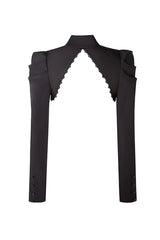 Gothic Cross Cutout 3-Piece Maxi Dress Set