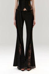 Lace Arc Flare Pants