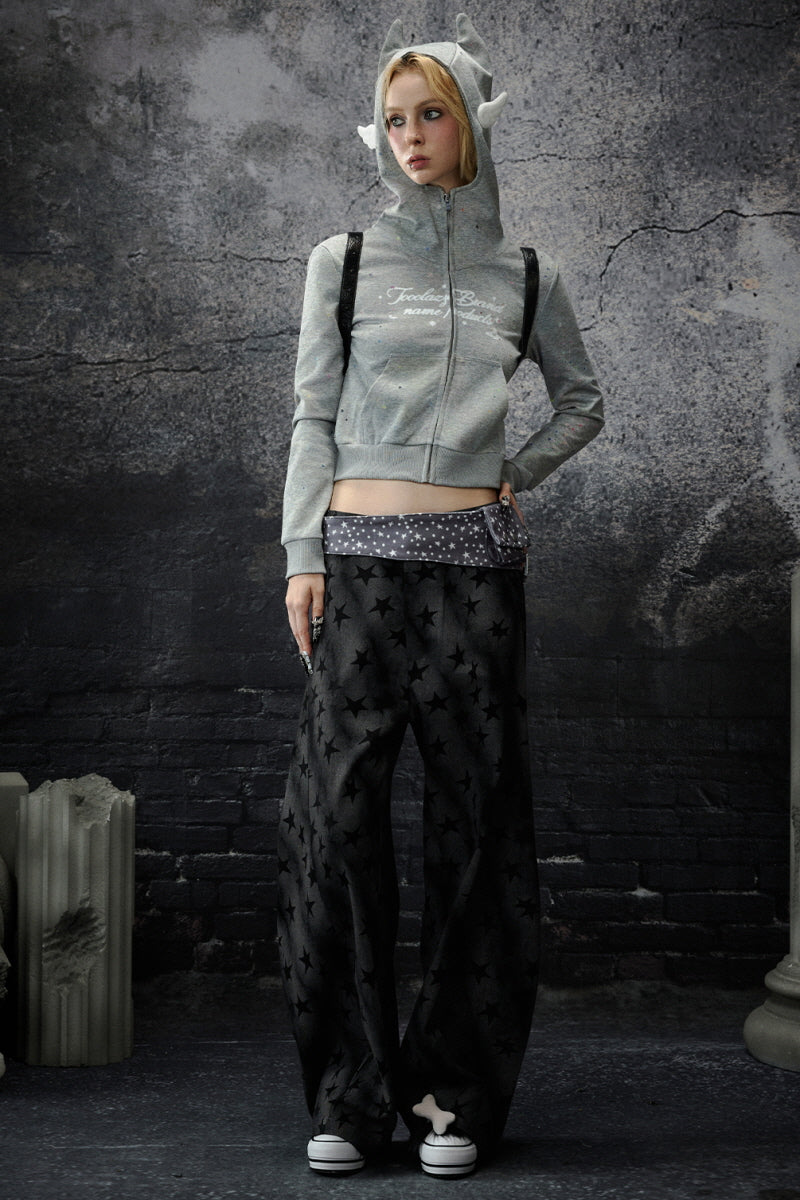 Midnight Star Washed Wide Pants