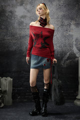 Ritual Dream Off-Shoulder Top - Red