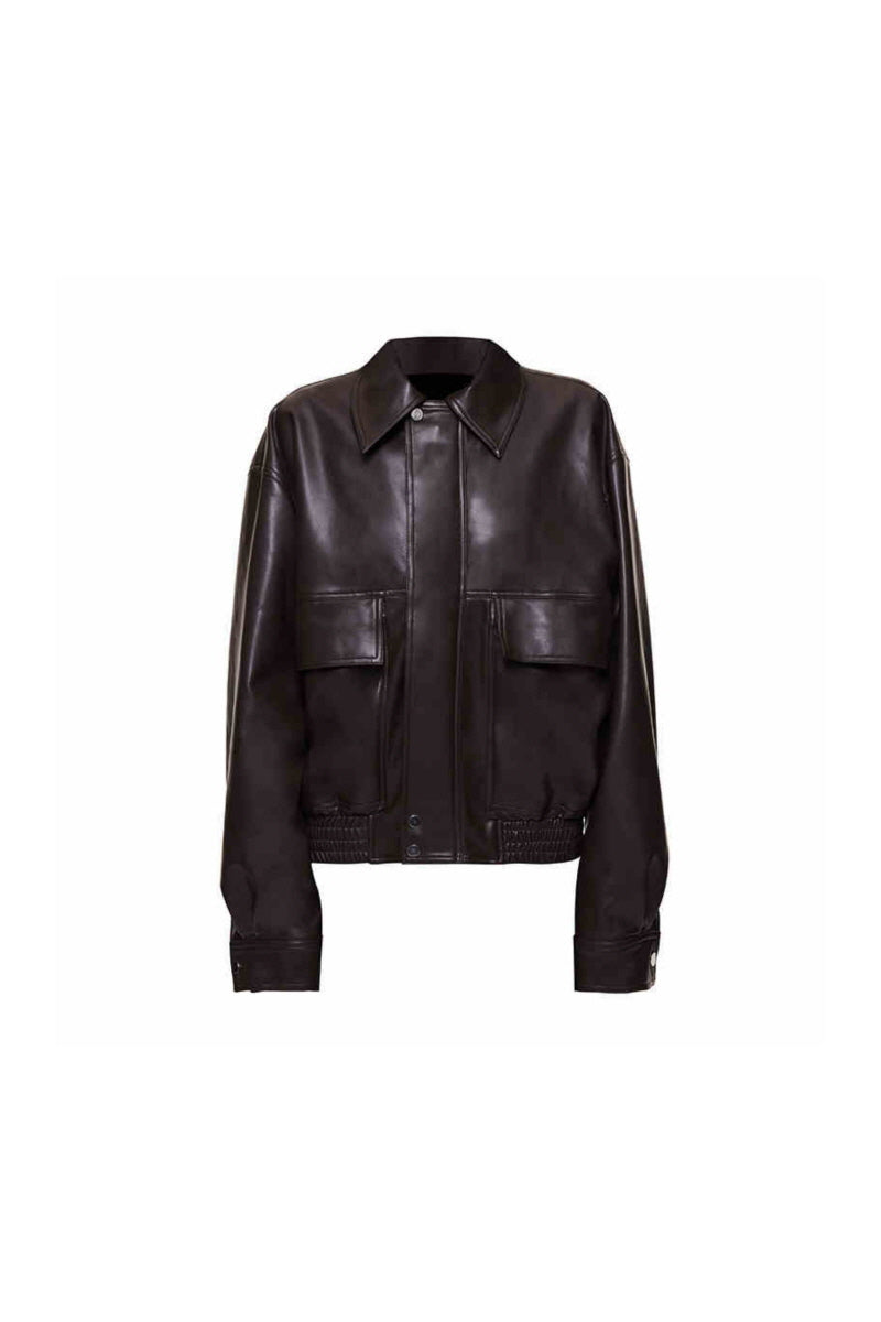 Dark Rebel Brown Leather Jacket  Fierce Urban Attitude