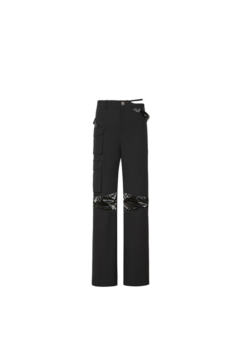 Dual-Waist Deconstructed Cargo Pants