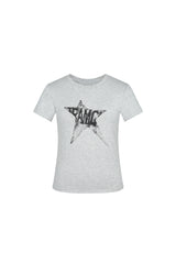 Panic Pulse Star Tee-Gray