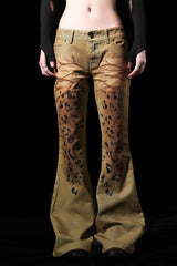 Urban Wild Leopard Flare Pants