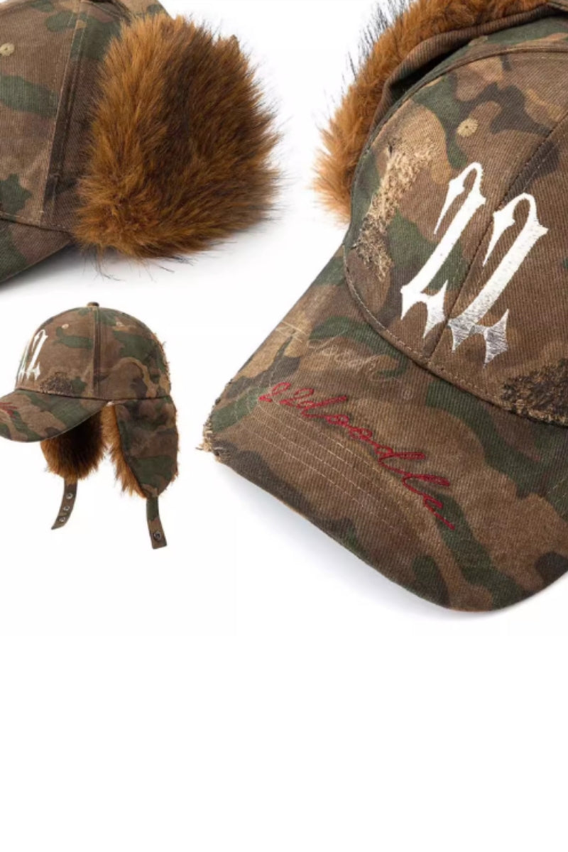 Urban Fury Camo Fur Cap