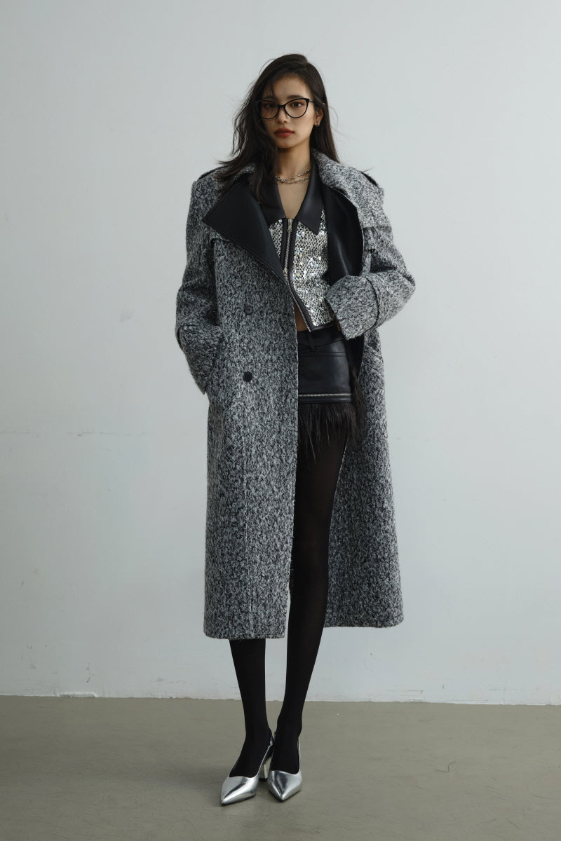 Urban Charm Woolen Maxi Coat