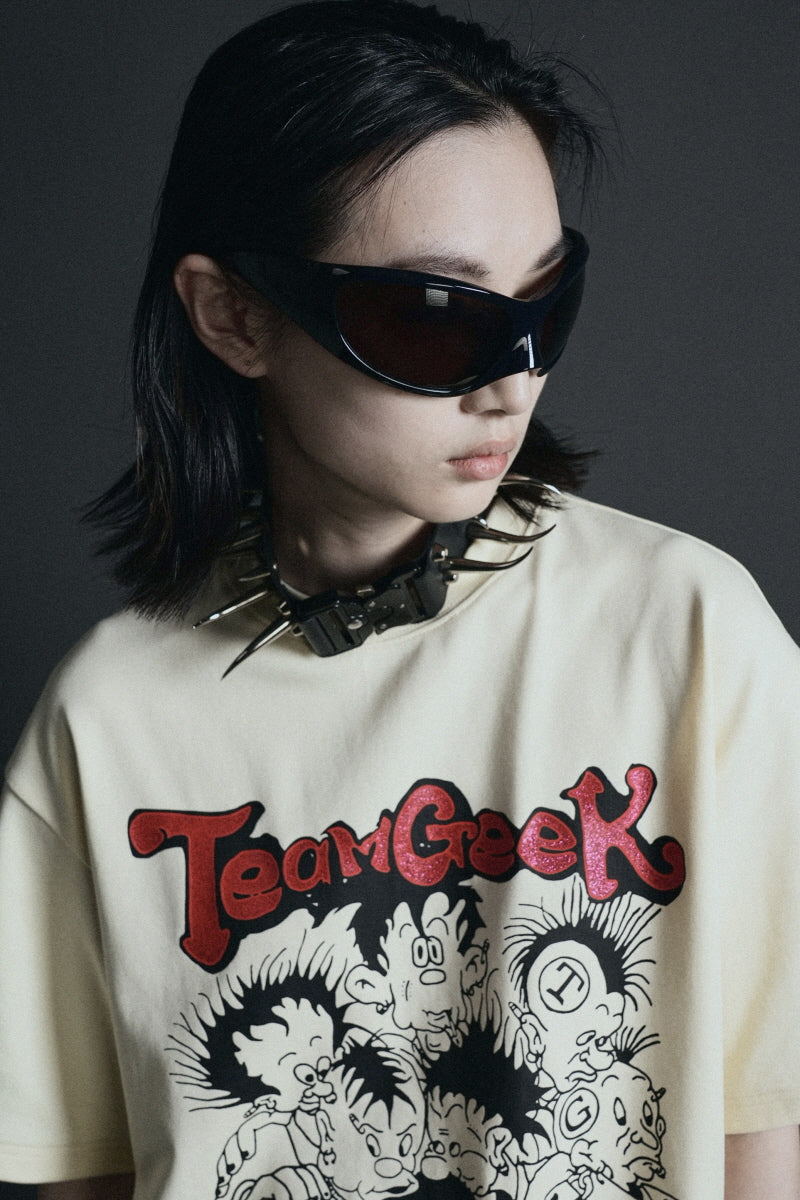 Punk Gang Graphic Oversized Tee