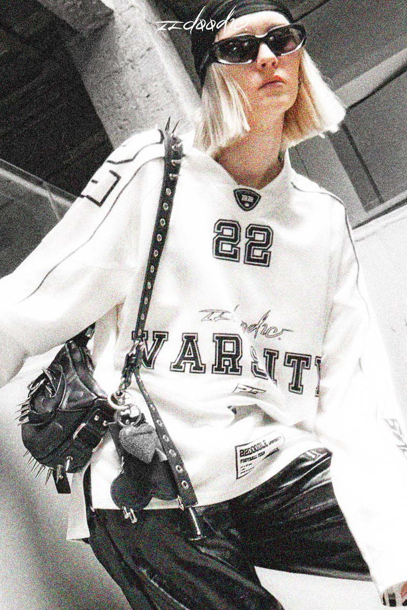 Varsity Spirit Oversized Long-Sleeve Jersey