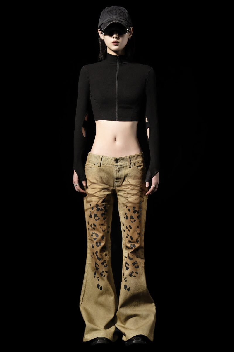 Urban Wild Leopard Flare Pants