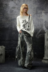 Urban Chaos Printed Cargo Pants