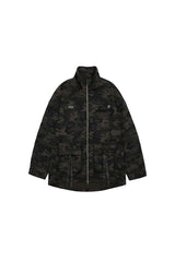 Urban Camouflage Oversized Utility Jacket