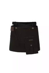 Urban Utility Asymmetrical Mini Skirt