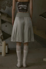 Silver Ballet Pleated Skort