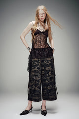 Midnight Lace Asymmetry Camisole