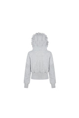 Frostline Fur-Trim Hoodie