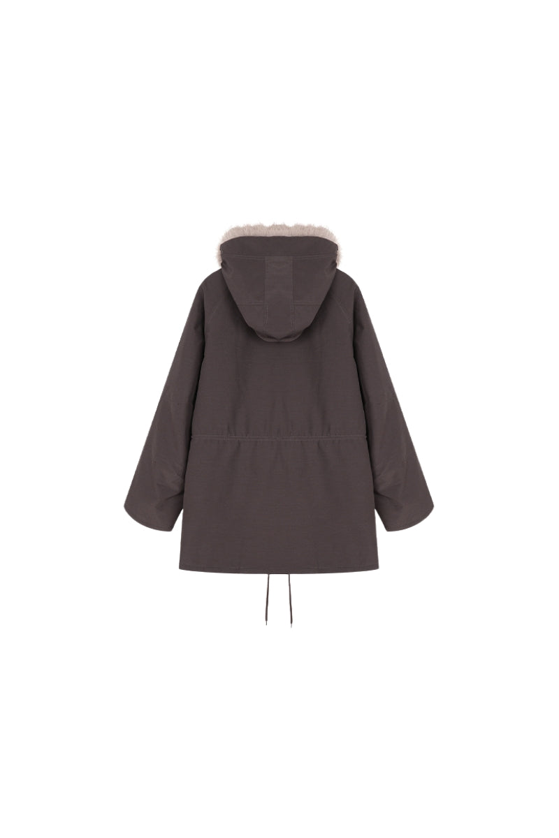 Frost Harbor Oversized Parka - Brown