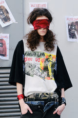 Rebel Time Collage Graphic T-Shirt