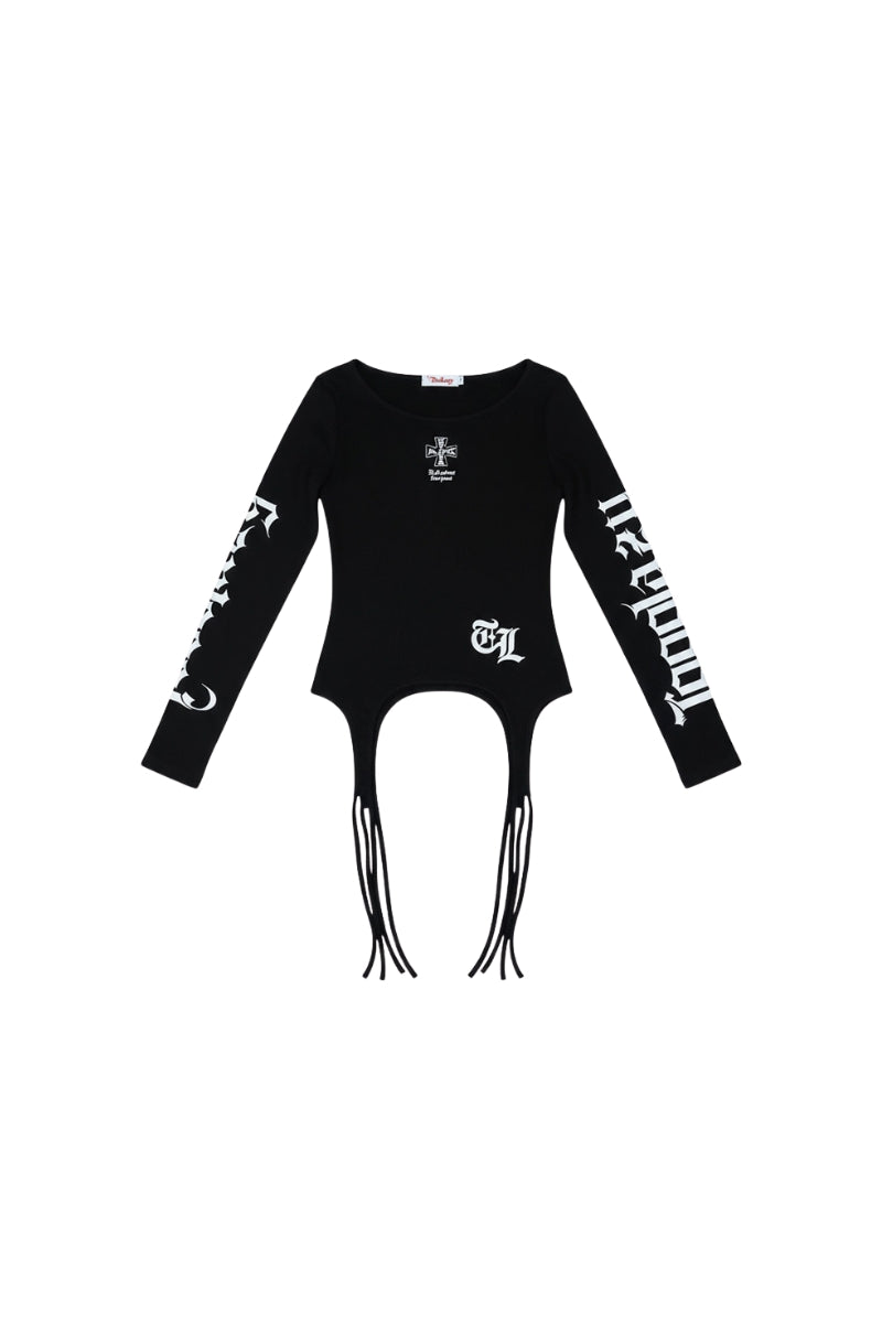 Gothic Cross Garter Top