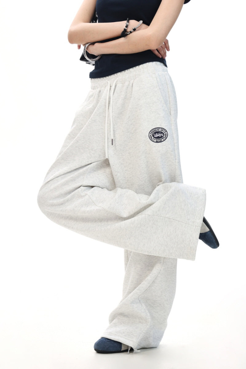 Retro Varsity Wide Sweatpants