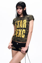 Camo Logo Slim T-Shirt