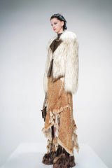 Frost Veil Luxe Faux Fur Jacket