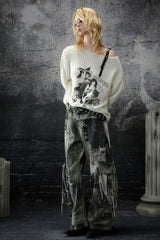 Urban Chaos Printed Cargo Pants