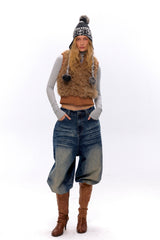 Urban Echo Vintage Distressed Denim Pants