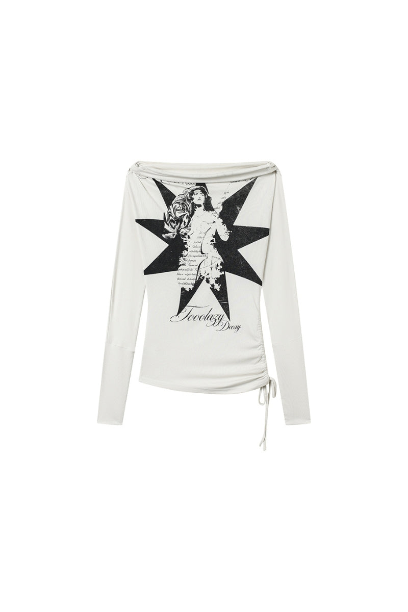 Ritual Dream Off-Shoulder Top - Gray